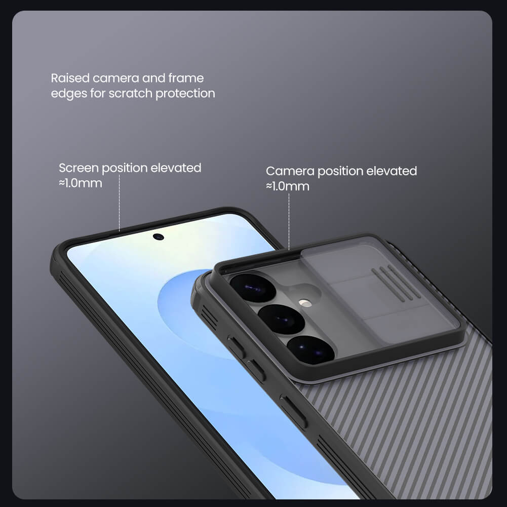 Чехол-крышка NILLKIN для Samsung Galaxy S26 Plus (Galaxy S26+) (серия CamShield Pro Clear version)